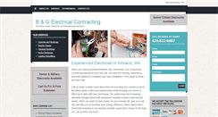 Desktop Screenshot of kirklandwaelectrician.com