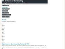Tablet Screenshot of kirklandwaelectrician.com